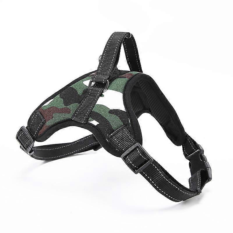 Adjustable Padded Camo Dog Harness