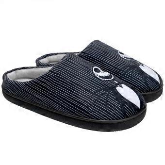 Nightmare Before Christmas Jack Skellington Striped Men's Clog Slippers