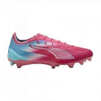 Scarpe da calcio Puma da uomo, modello 5 Ultimate, con dettagli in pelle, adatte a terreni compatti.