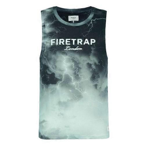 Firetrap Mens Lightning Sleeveless Vest Top