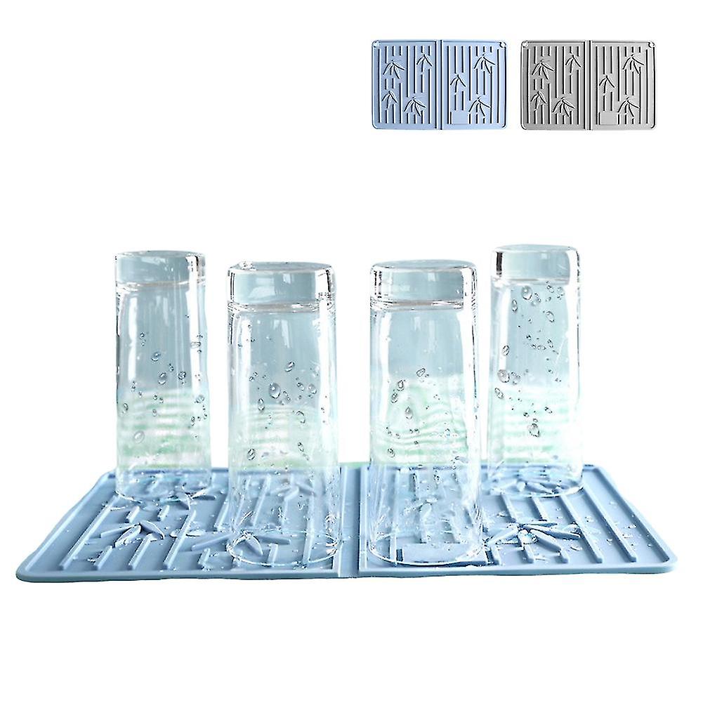 Eco Friendly Silicone Dish Drying Mat 2pcs