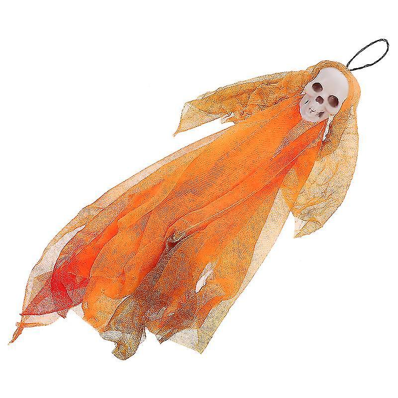 40X4.5cm Orange Toy Tools Festival Hanging Ghost Pendant Halloween Haunted House Ornament Accessory