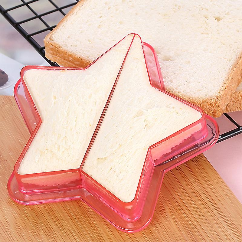 1 Stück Brot Form Cutter DIY kreative niedliche Form Sandwich Toast Cookie Kunststoff Form Random Farbe