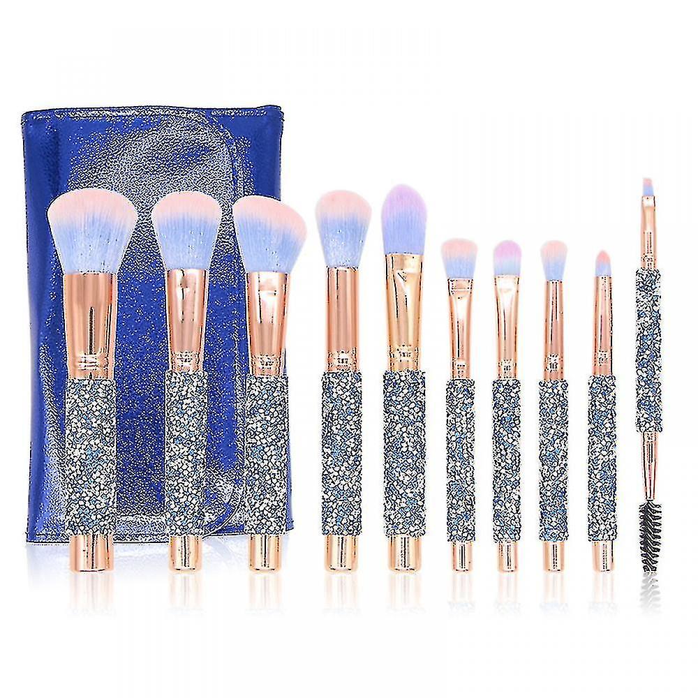 Diamond Makeup Brush Pack Of 10 Pcs