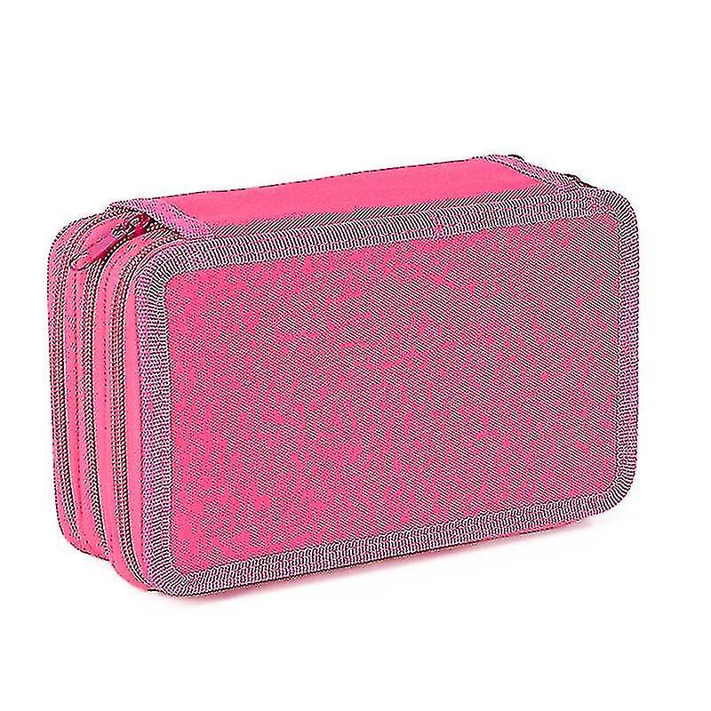 3 Layers Pencil Case For School Student Bag Marker Storage Colored Pencils Pen