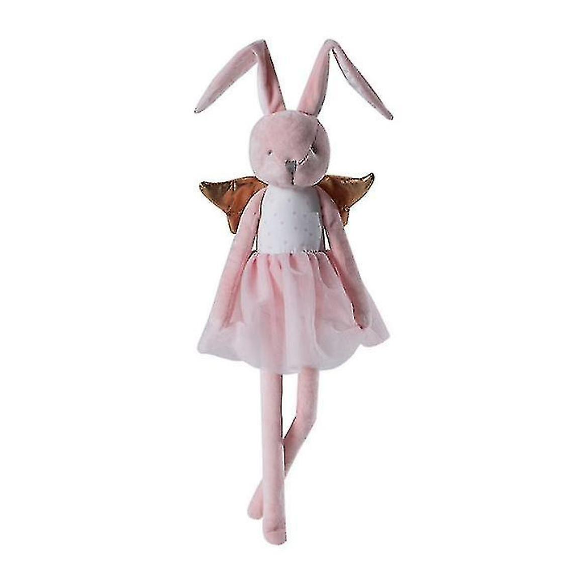 The Beautiful Cream Cotton Linen Plush Doll With Ears, Arms, Legs, Legs