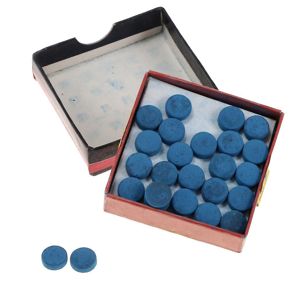 50Piece Billiard Pool Cue Tips Cue Pool Stick Replacement Tips with Box 9mm