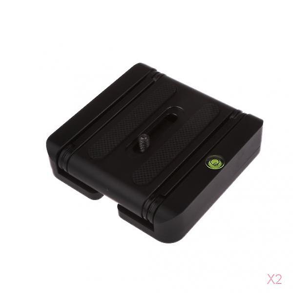 2Piece Foldable Z- Quick Release Plate Stand Tripod Pan&Tilt for Camera