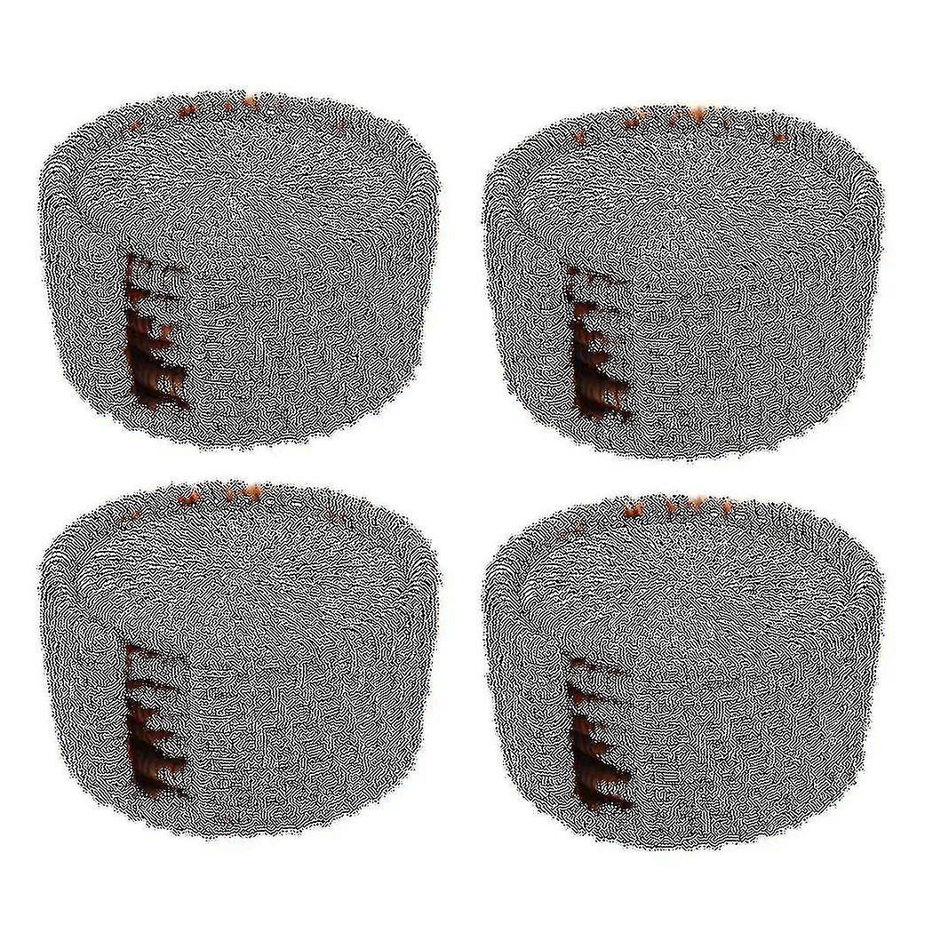 24pcs/ Drink Coasters Set For Kungfu Tea Accessories Round Tableware Placemat Dish Mat Rattan Weave