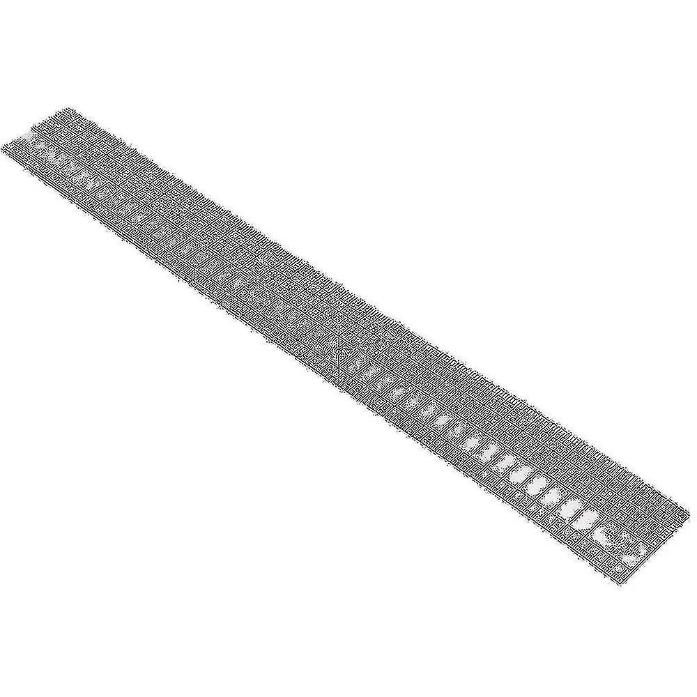 Drawing Tool Squares Angles Parallel Line Soft Plastic Metric Ruler Clear Pink