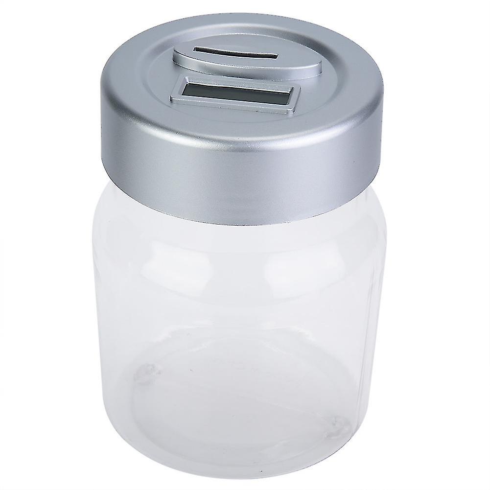 Digital Money Jar Transparent LCD Display Euro Coin Counting Box for Childrens Financial Educational Learning