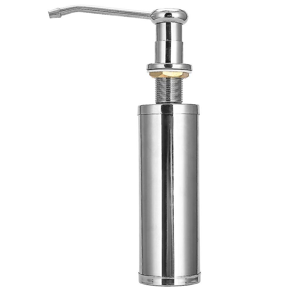 Distributeur de savon liquide en acier inoxydable de 300 ml, pompe à main pour évier de cuisine domestique