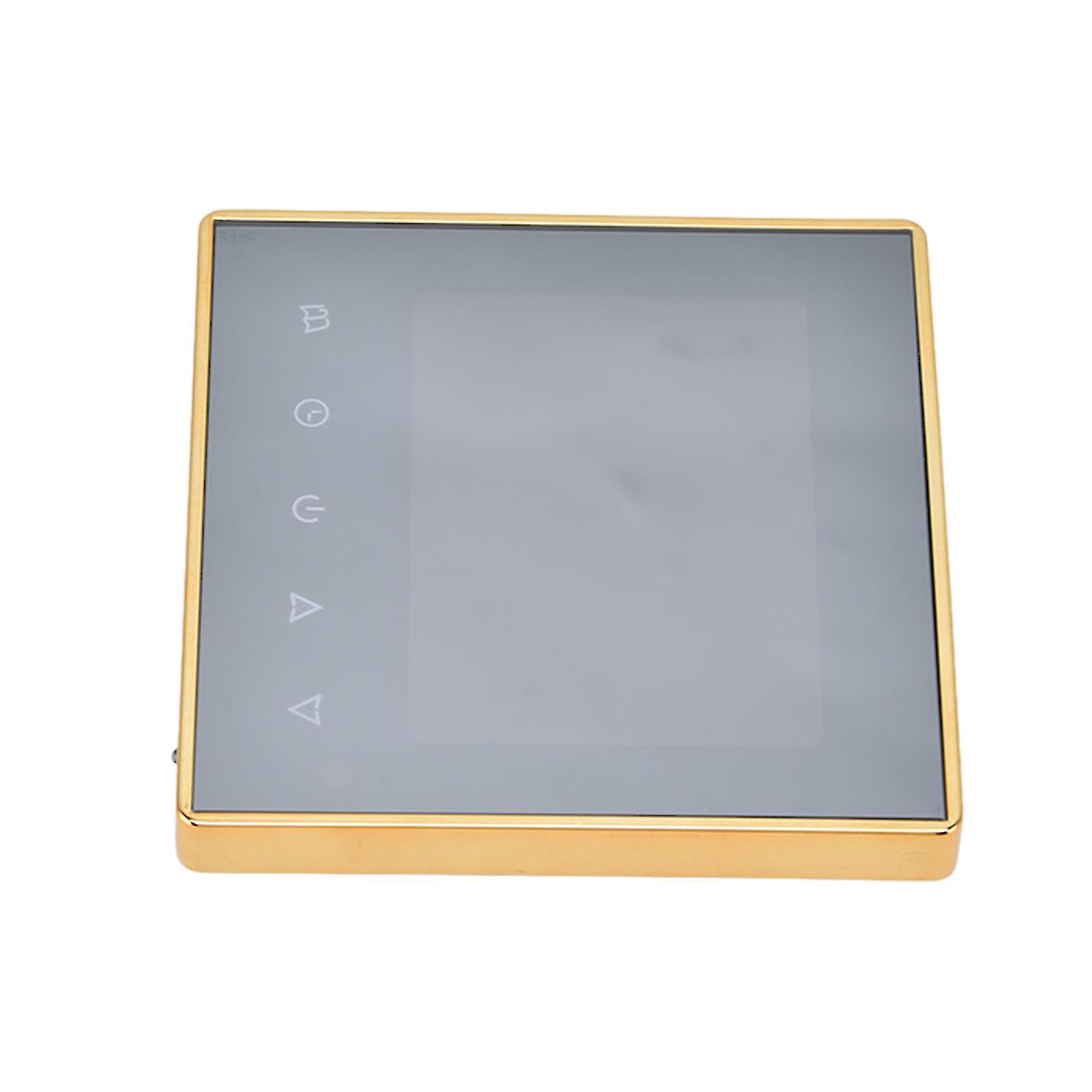 Smart Multifunction Programmable Thermostat AC220V Gold, 171g