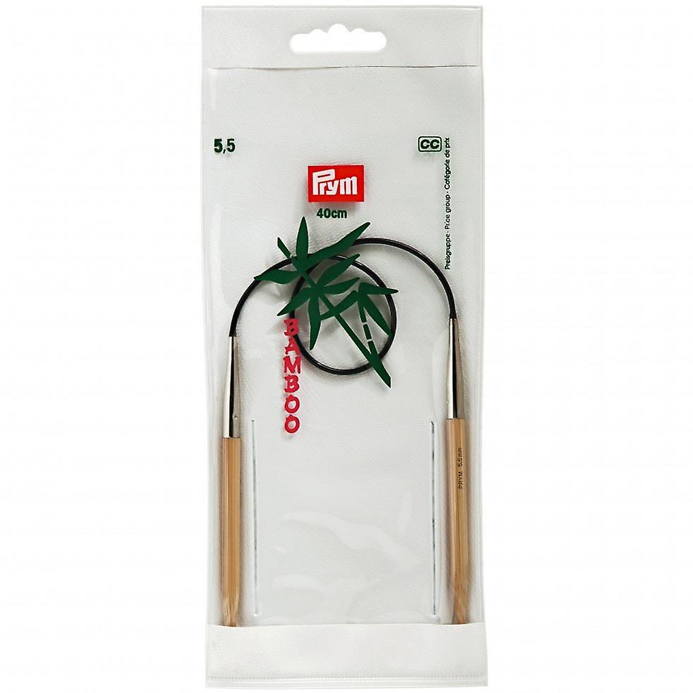 Prym Bamboo Circular Needles 40cm - each
