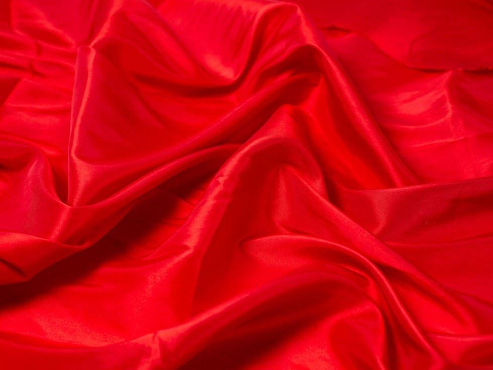 Minerva Two Tone Shot Taftstoff Hellrot - per Meter