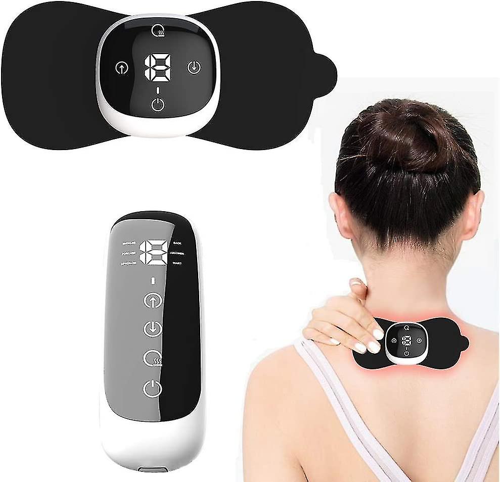 Wireless Tens Machine For Pain Relief Tens Unit Heated Rechargeable Muscle Stimulator Ems Massage