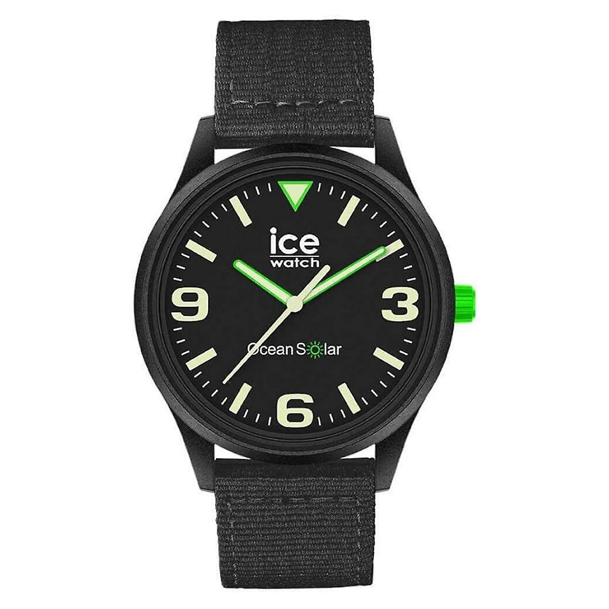 Ice-Watch Watch Unisex Watch Solar Watch ICE ocean - Black - Medium - SOLAR 3H 019647