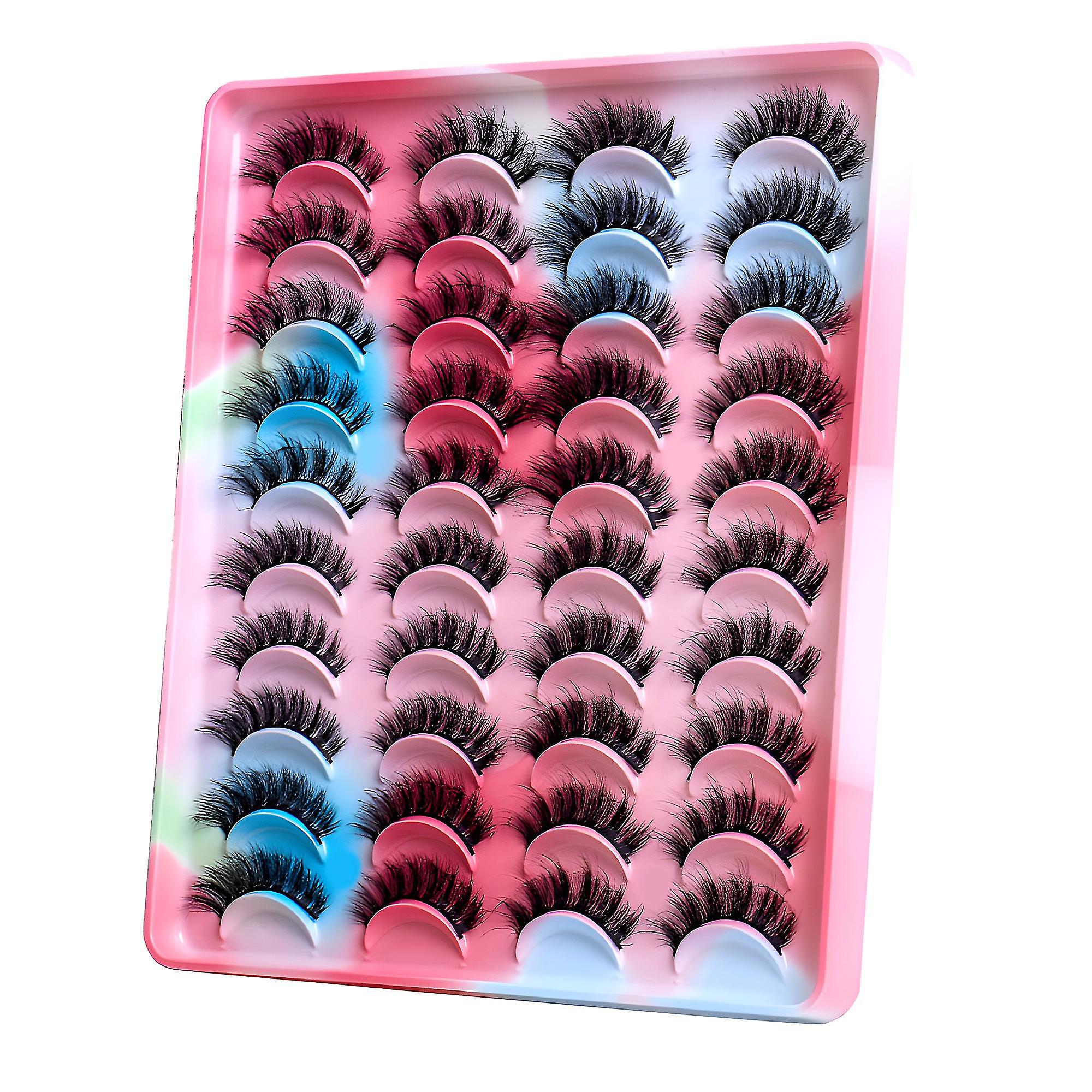 4 Styles Mixed Thick Wispy 5d Faux Mink Eyelashes