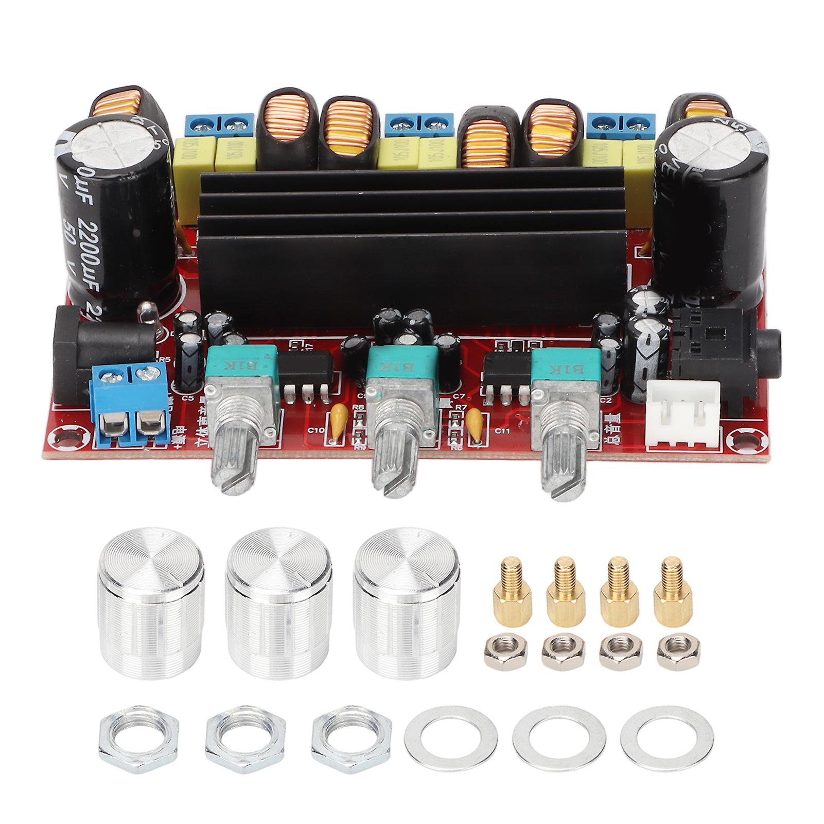 Digital Amplifier Board Professional 2.1 Channel Power Amplifier Board for Speakers DC12V?24V