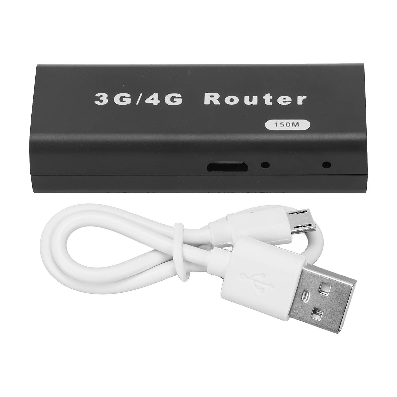 Mini 3G WiFi Router 150Mbps USB Hotspot - Compatible with iOS, Android, Windows, Linux