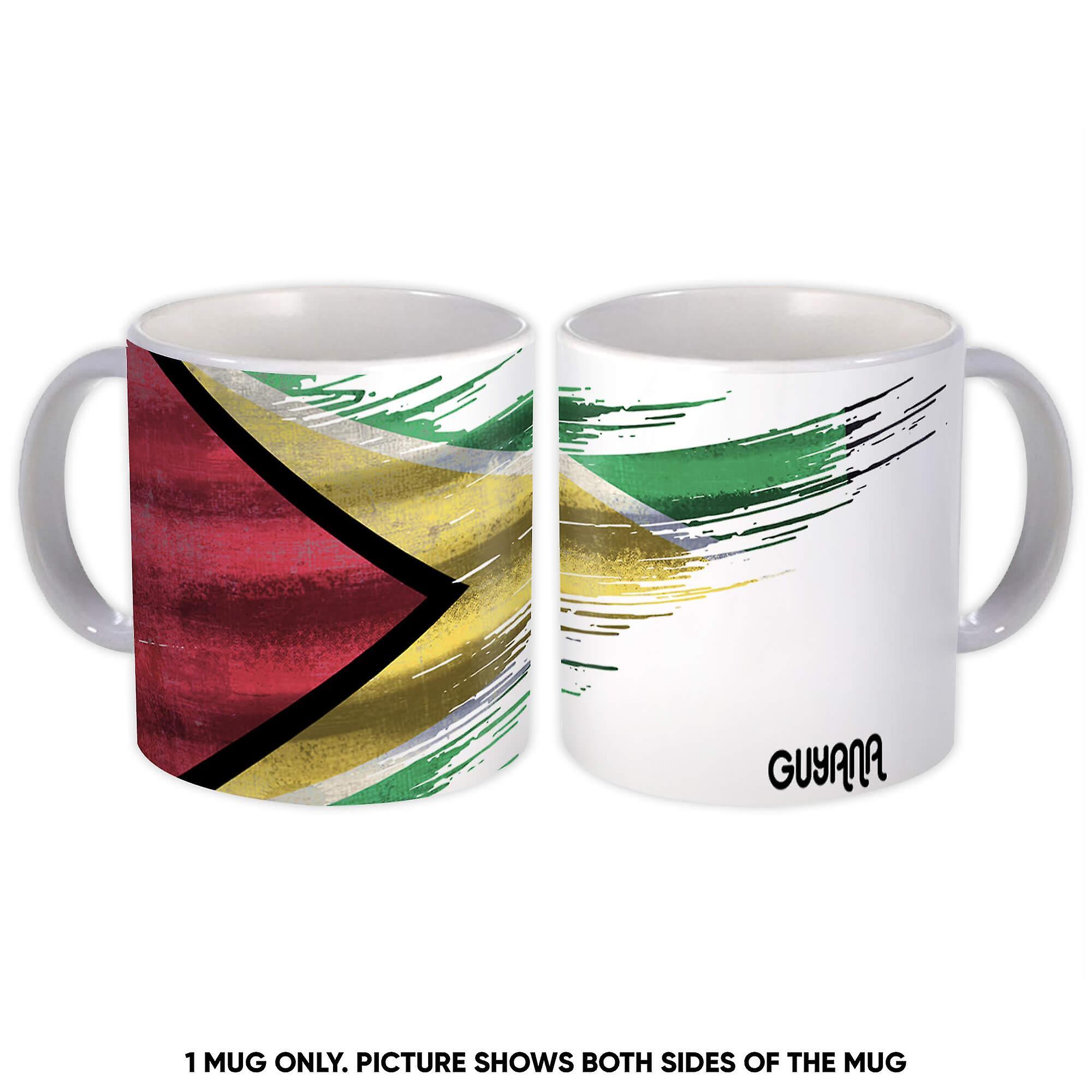 Gift Mug: Guyana Flag Modern
