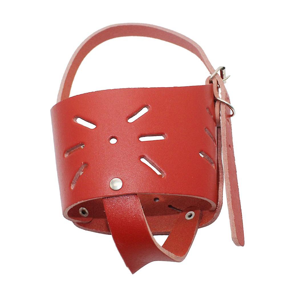 Adjustable Anti-Bite Mouth Muzzle Basket Cover for Pet Dog Random Color S