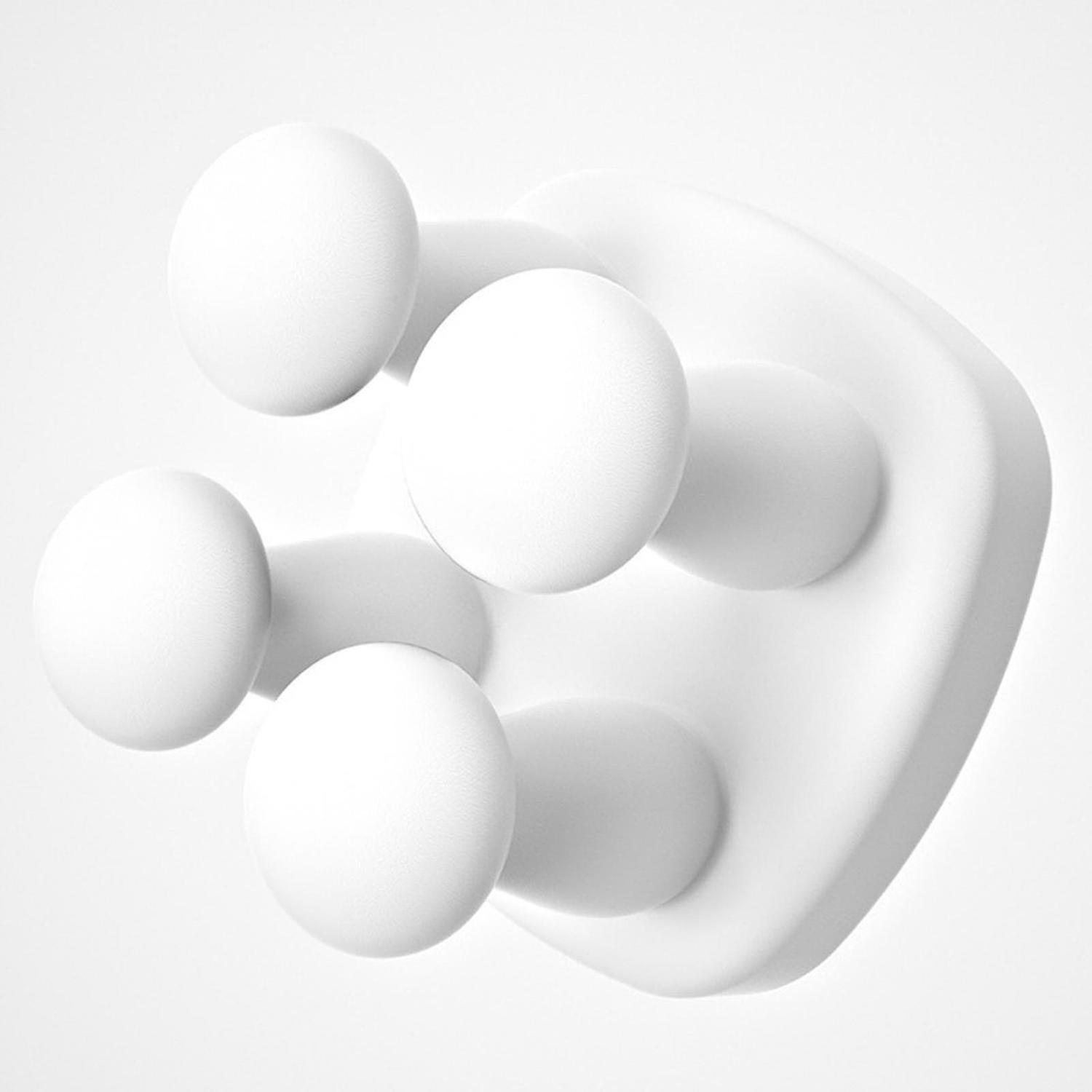 No punching wall-mounted silicone toothbrush holder