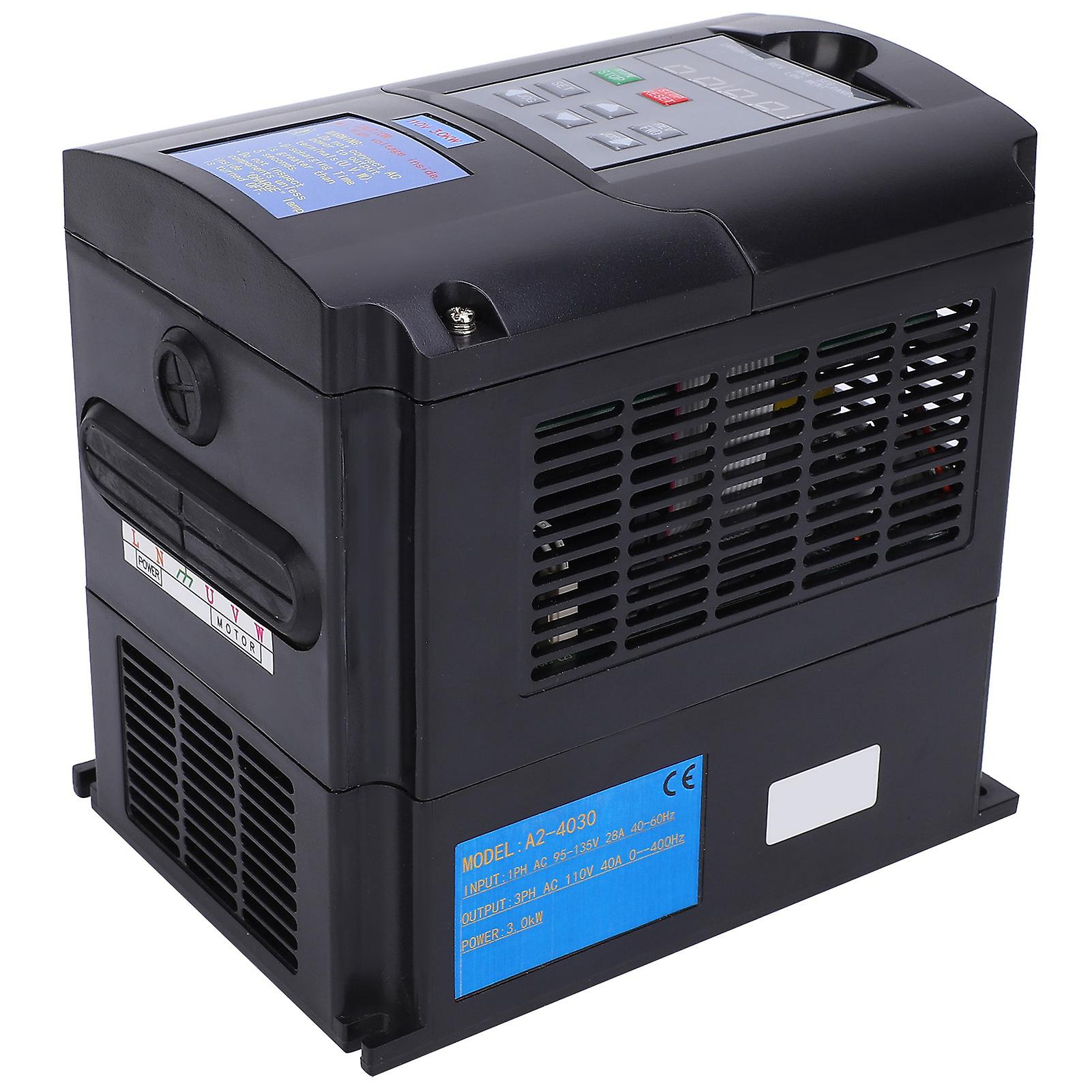 3kW A2-4030 Frequency Converter: Single Phase 95-135V AC Input, 3 Phase AC Output
