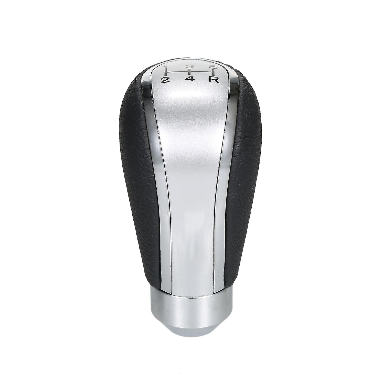 Automatic Shift Knob Car Gear Shift Shifter Knob Stick Head Handle Lever Manual Silver Replacement f