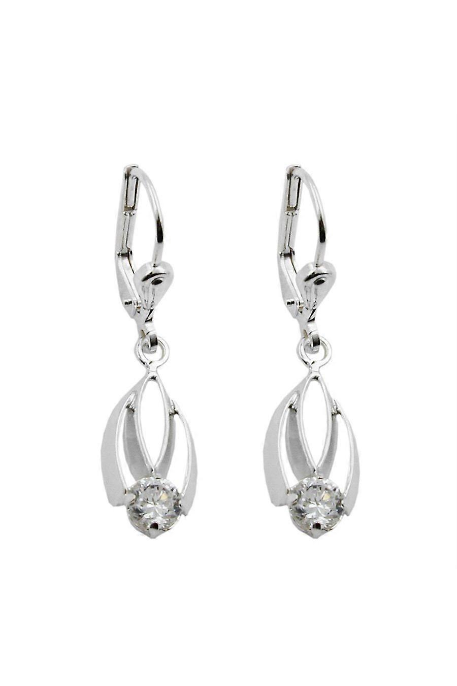 Leverback Earrings Zirconia Silver 925 - Gl90811