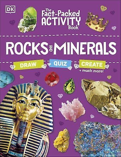 The Factpacked Activity Book Rocks And Minerals by DK Paperback Book