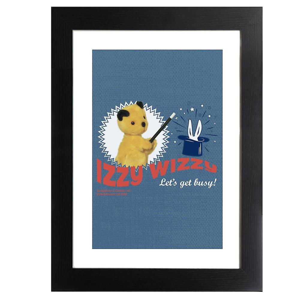 Sooty Izzy Wizzy Lets Get Busy Rabbit Magic Trick Framed Print