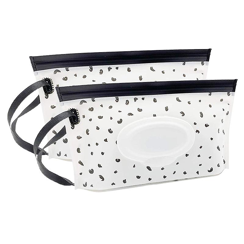 Portable Wet Wipe Bag Reusable Large Capacity Wet Wipes Dispenser for Outdoor Camping Traveling