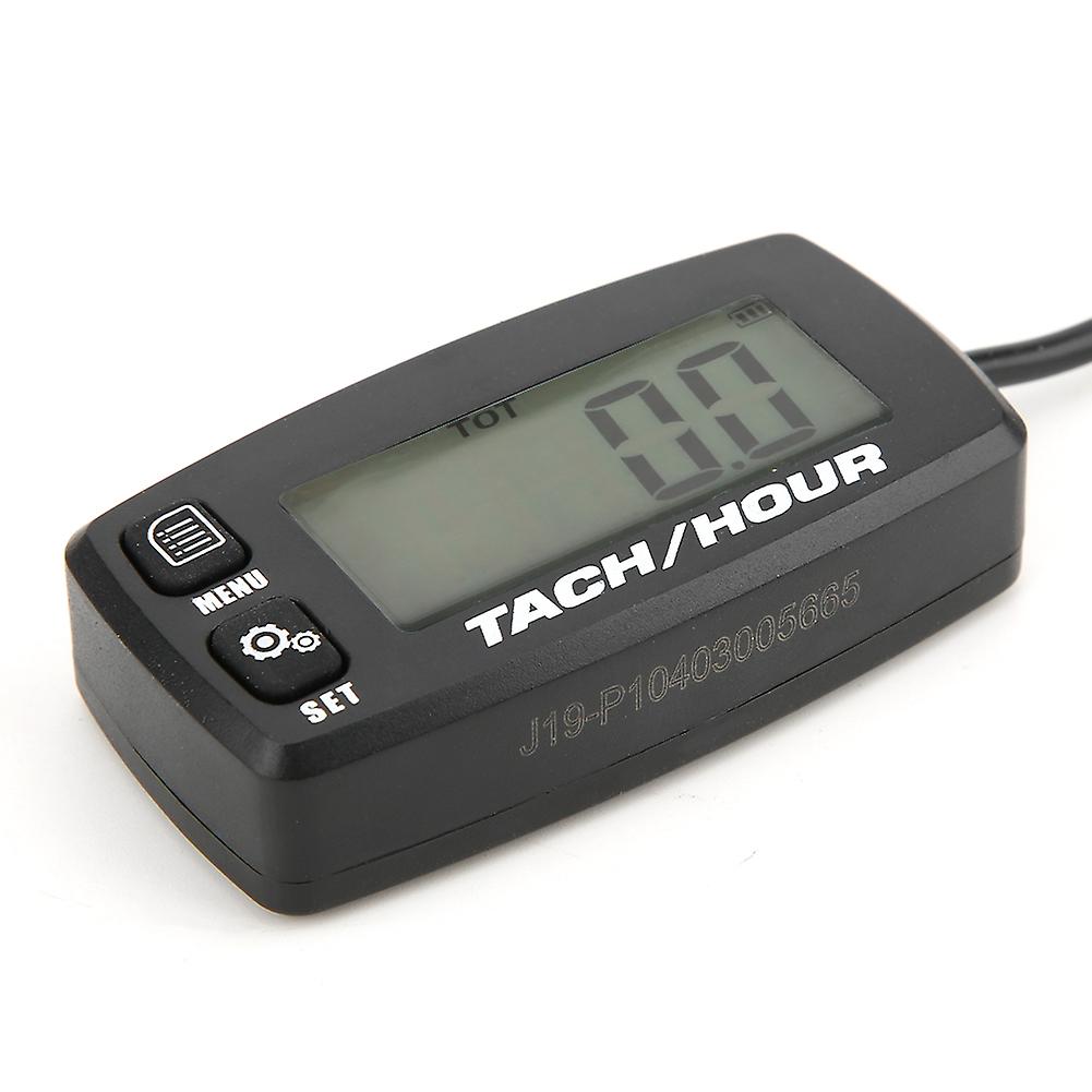 Portable Digital Hour Meter Counter Multifunction Accessory for Chainsaw Mower Generator