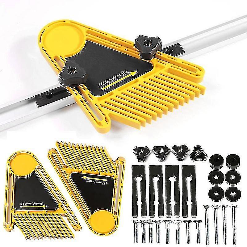 Double Featherboards for Wood Milling Cutter & Engraving Machine Tab