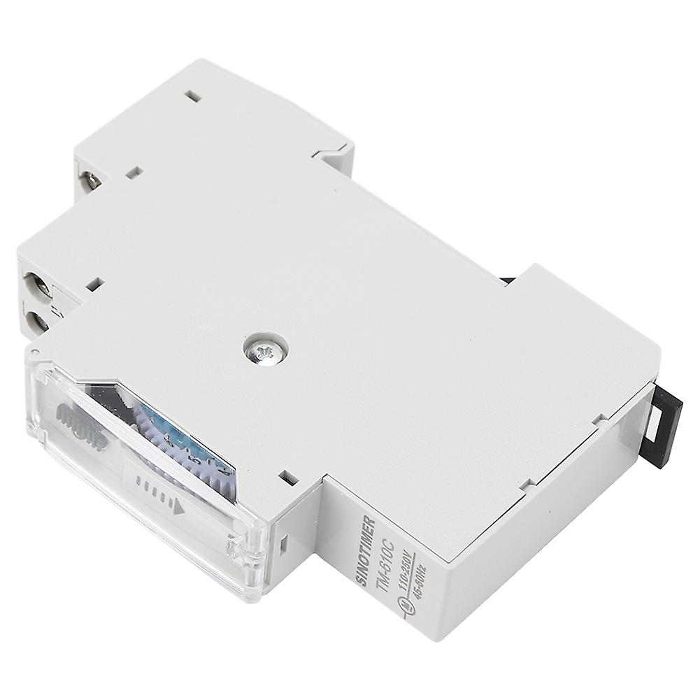 Time Switch High Accuracy 1P Rail Intelligent Timing Switch for Street Light TM610C 220V