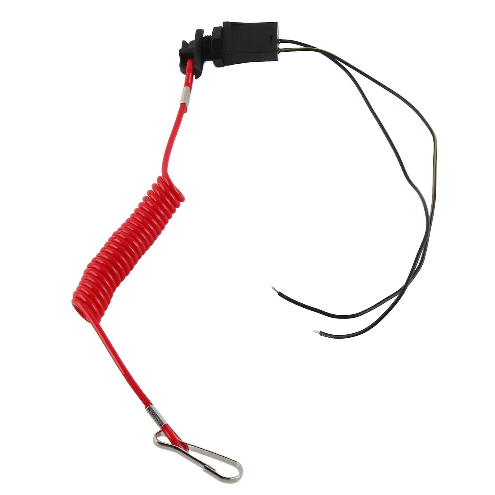 Boat Engine Kill Switch Lanyard 585134 Outboard Kill Switch and Safety Tether Lanyard Cord Replacement for Evinrude