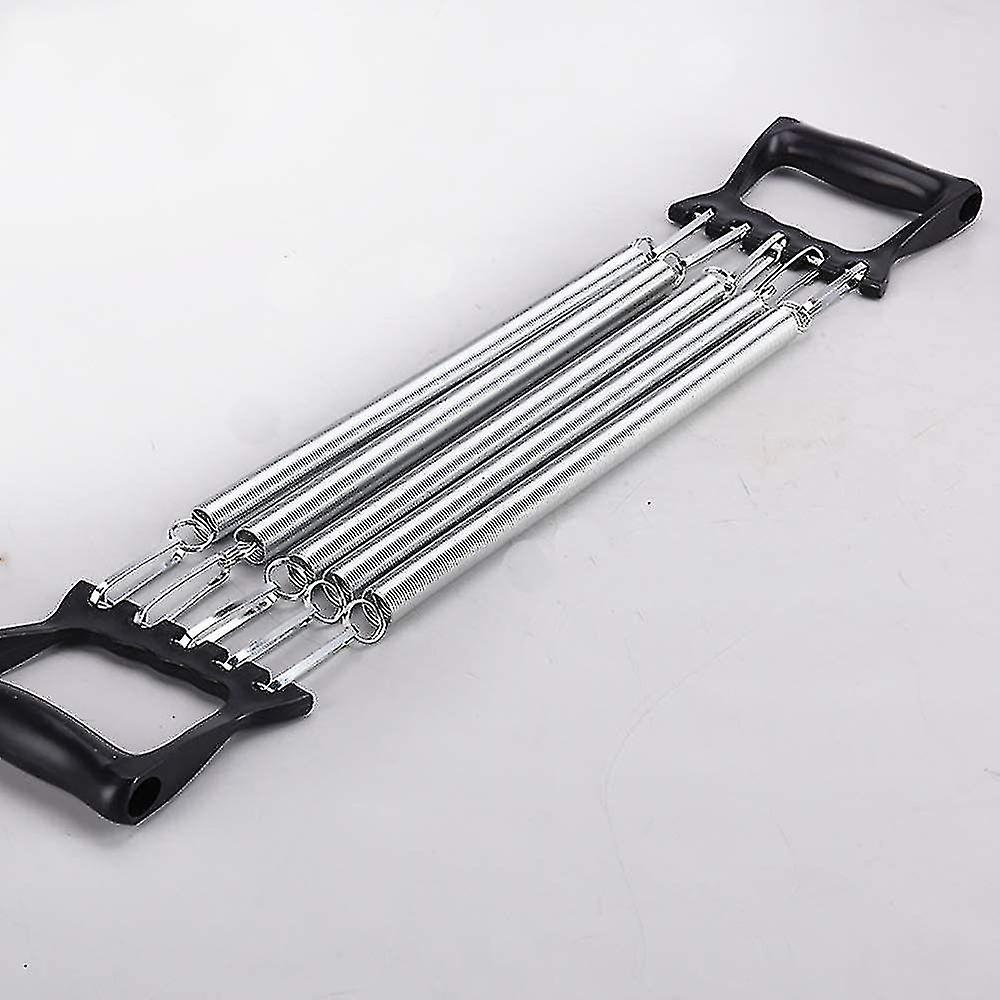 2024 Professional Expander Black, Chest Expander With Removable Steel Springs, Chest Arm Expander 5-way Adjustable