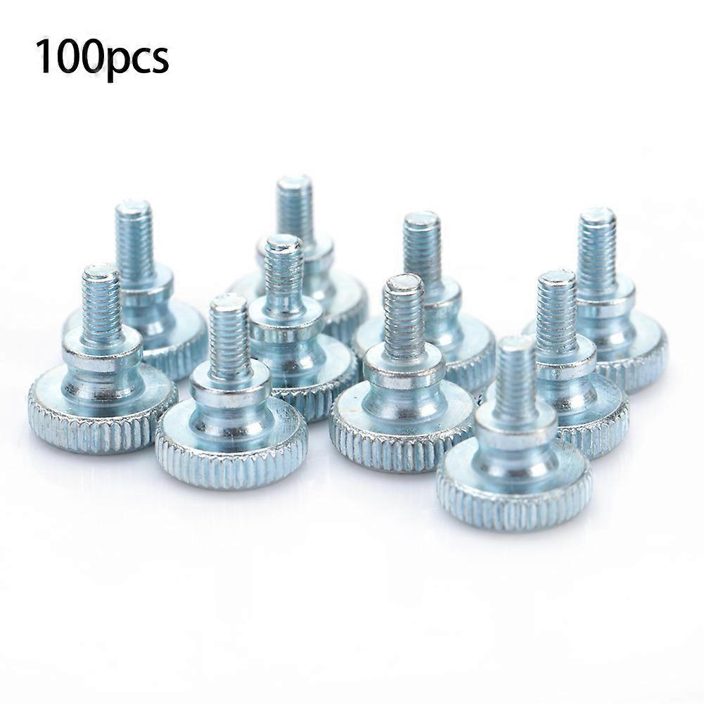 100Pcs Adjustable Step Double Handle High Head Knurled Screw M3*8
