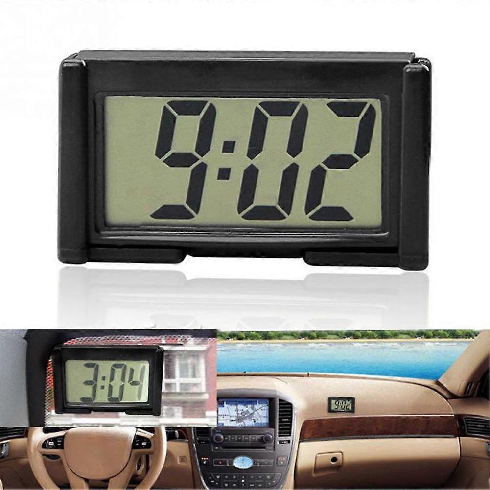 Mini Digital Clock Decorative Large Screen Car Clock Mini Clocks Dashboard