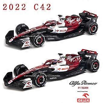1:43 2022 F1 Alfa Romeo Racing Team C42 #24 Guanyu Zhou #77