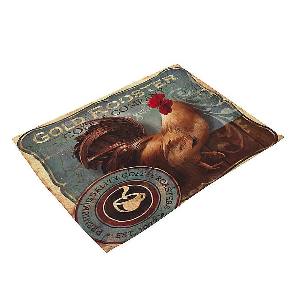 Beautiful Animal Print Pattern Heat Insulation Placemat Tableware Table Mat (MA0056-7)