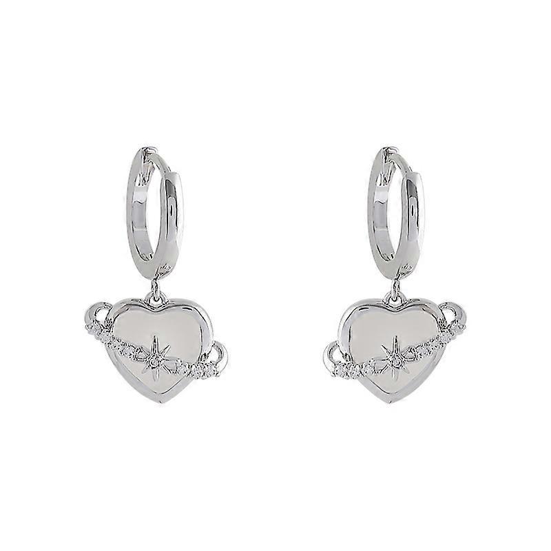 Heart Ear Buckle Earrings