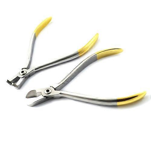 Set Of 2 Dental Distal End Cutter Tc, Hard Wire Cutter Tc Orthodontic Lab Pliers