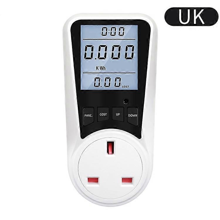Digital Wattmeter Power Energy Consumption Meter Multifunction LCD Display Voltage Current Electric 