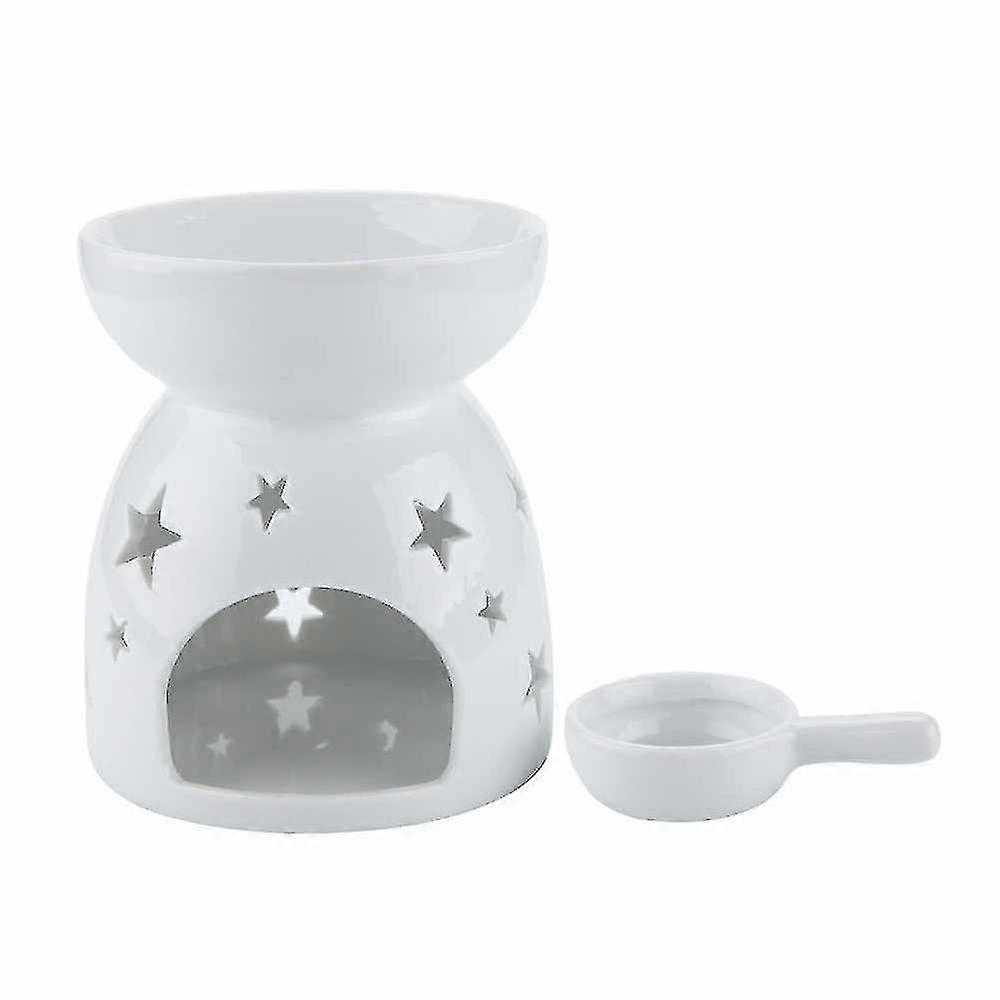 Ceramic Tea Light Holder Aromatherapy Essential Oil Burner,yellow