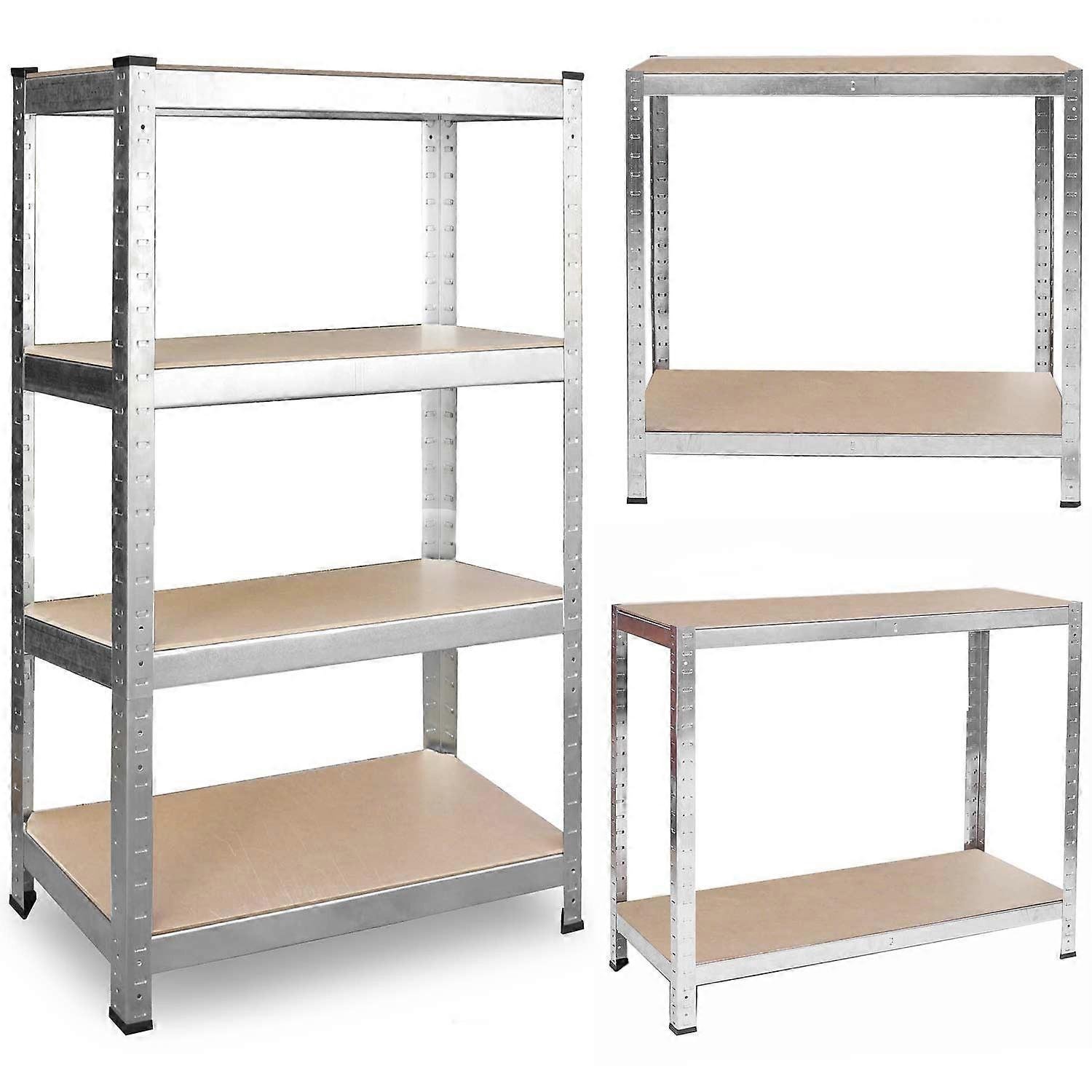 Metal shelf Plonos 150 x 75 x 30 cm
This shelf has a sturdy construction that ensures high s