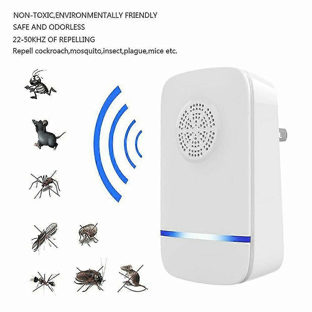अल्ट्रासोनिक इलेक्ट्रॉनिक कीट रिपेलर मच्छर माउस चूहा मकड़ी कीट को अस्वीकार करें