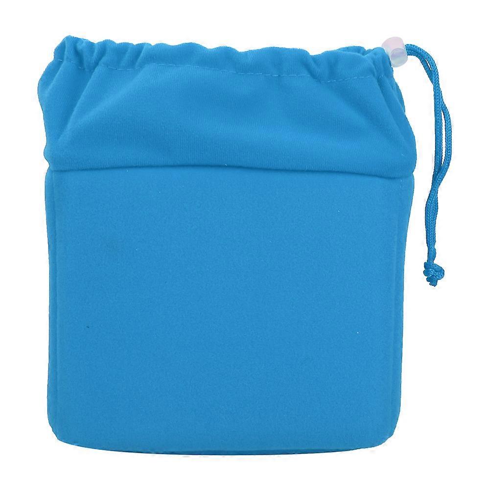Waterproof Shockproof DSLR Camera Lens Insert Bag Padded Case With Drawstring (Water Blue)