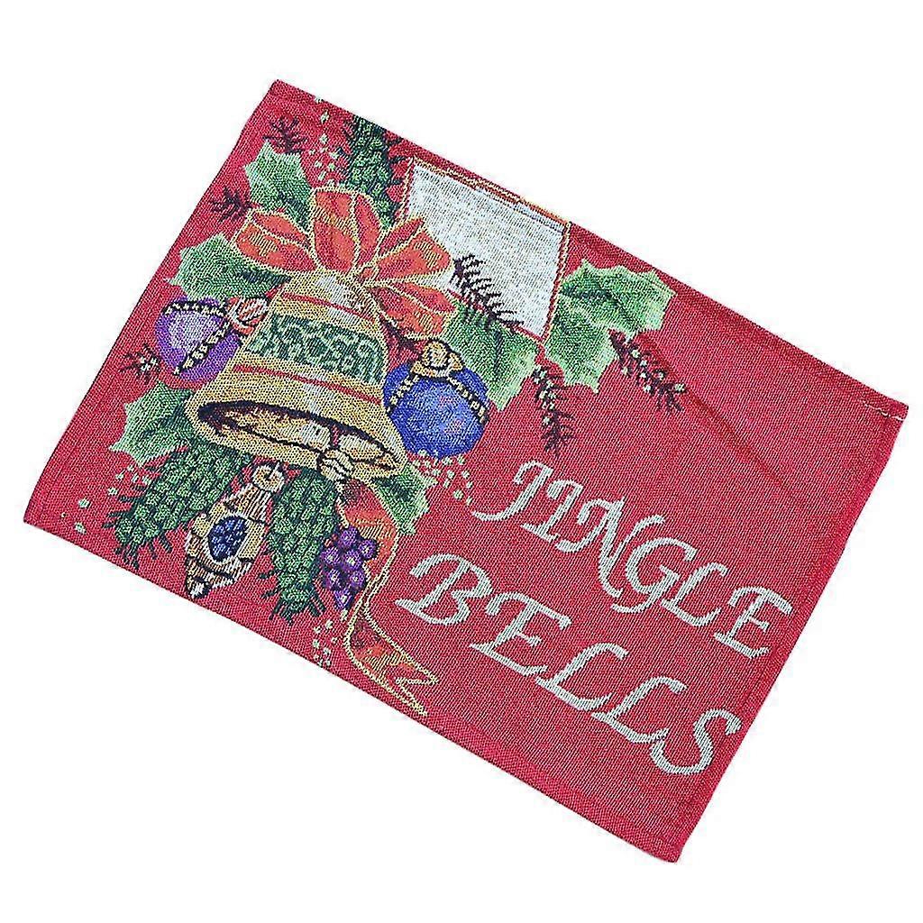 Table Placemat Christmas Table Dinner Decoration Santa Clause #6